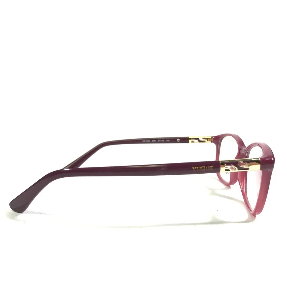 Vogue Eyeglasses Frames VO5163 2557 Purple Pink Square Full Rim 51-16-140